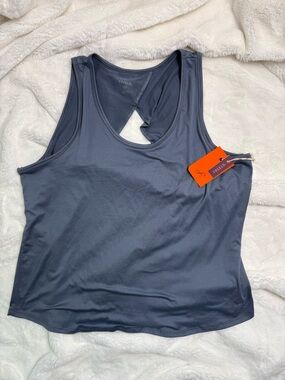 Freely Ava crossback Tank Top -grisaille XL NWT